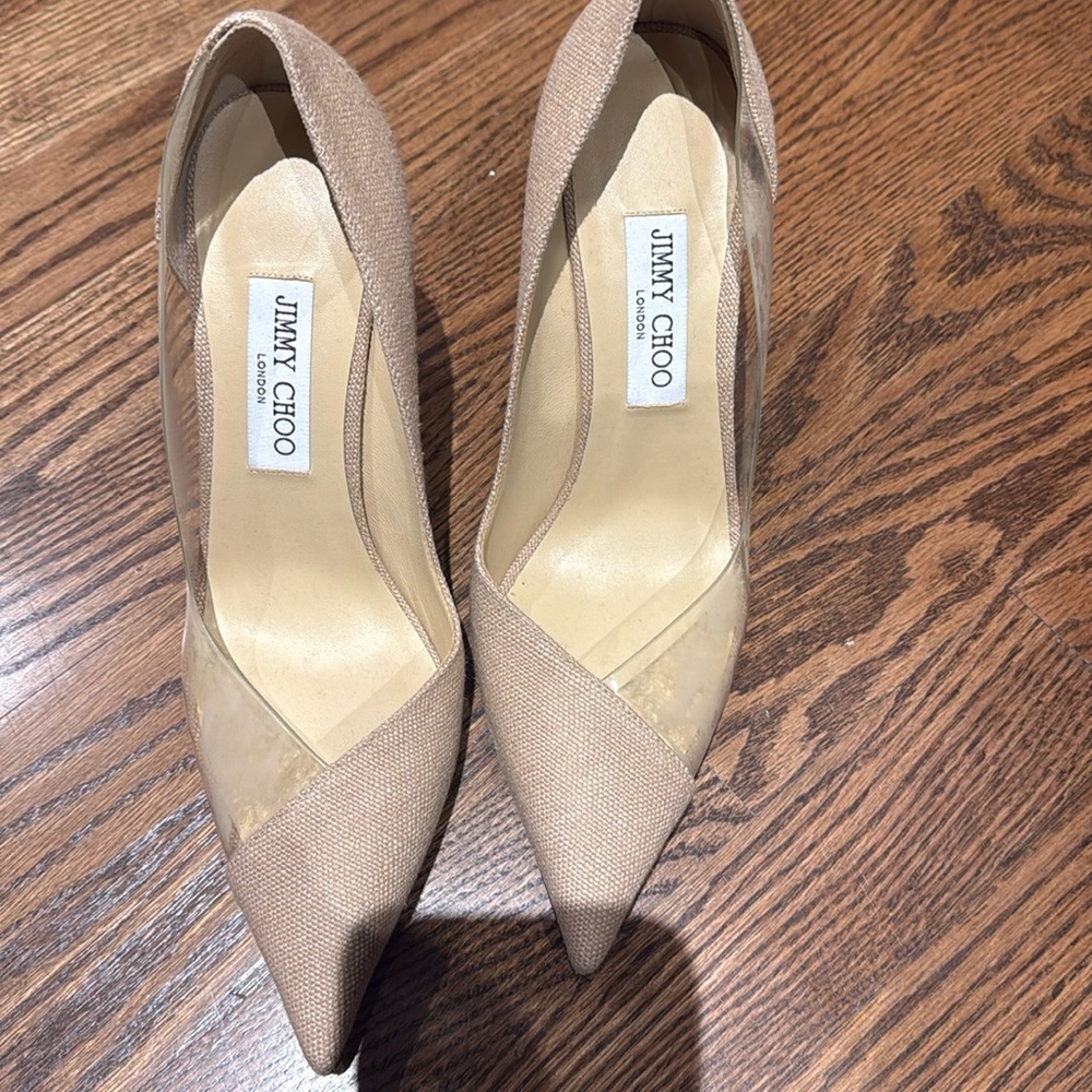 Jimmy Choo clear shoes